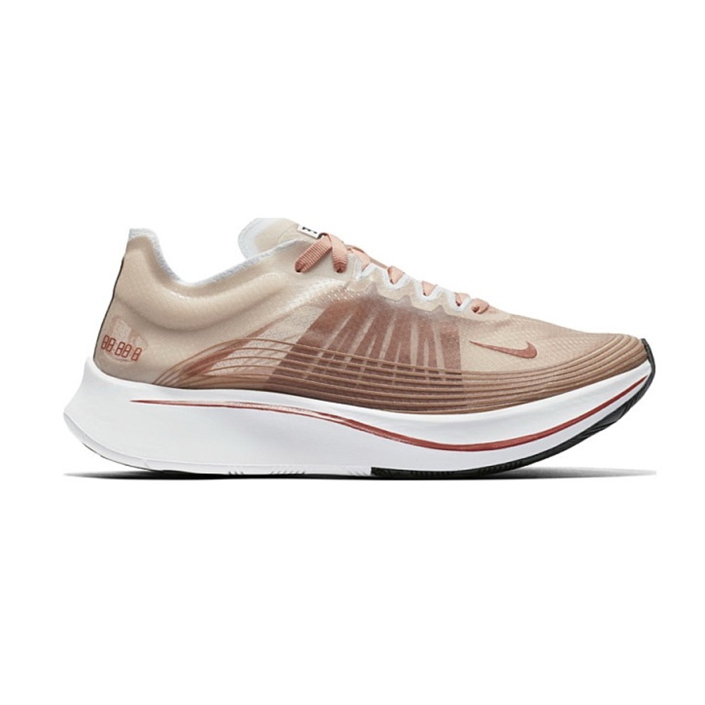 Nike Women's Zoom Fly SP Running Shoes in Dusty Peach 9